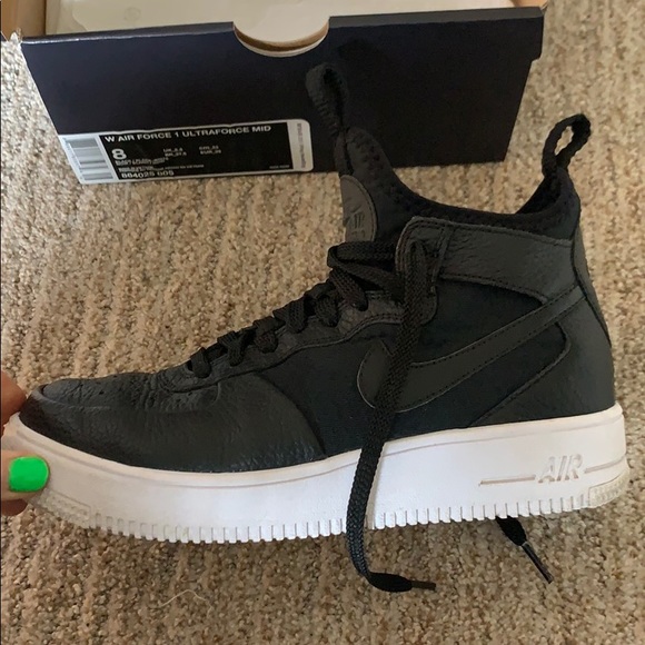 Nike Air Force 1 Ultraforce Mid Black White (W) - Picture 5 of 8